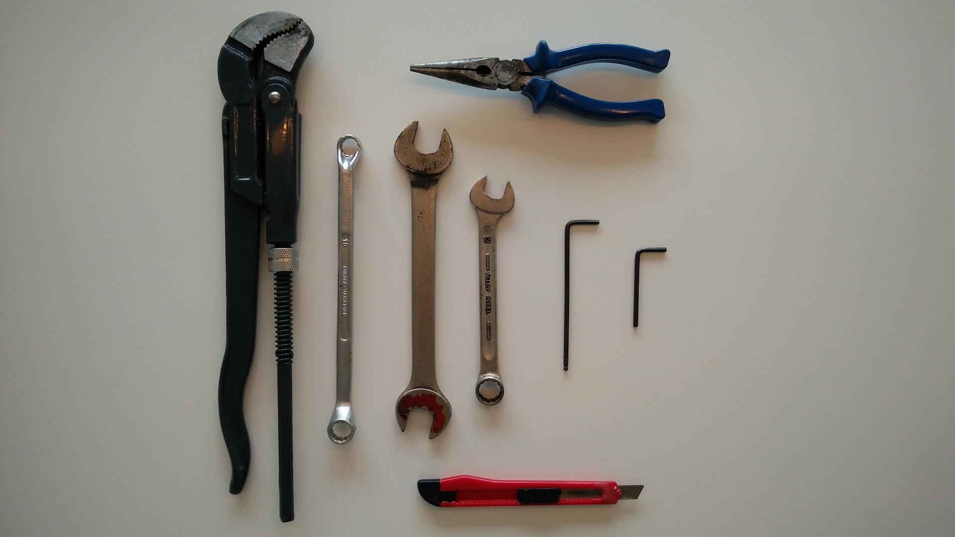 Tools used during the repair
