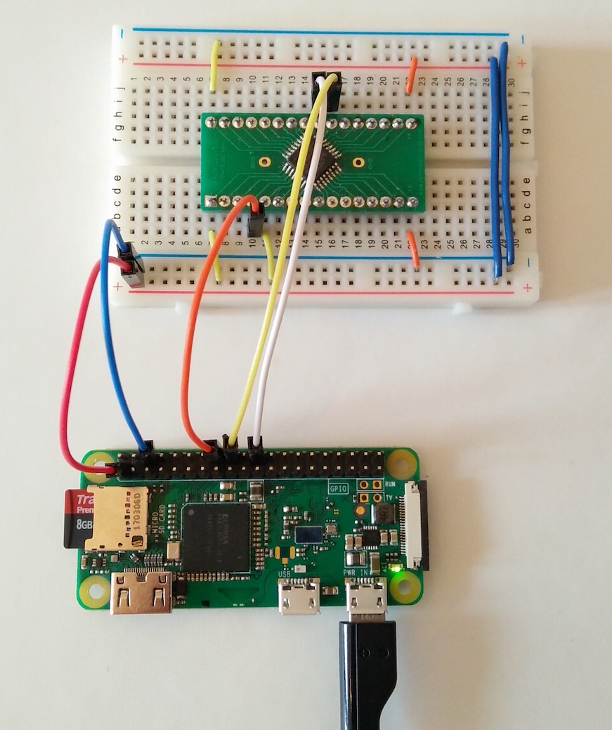 Wire diagram Raspberry Pi as SWD JTAG programmer for the STM32